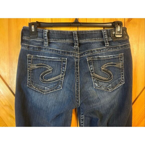 Silver Jeans Womens Size 30x34 Suki Boot Blue Denim (5799) - Picture 6 of 9